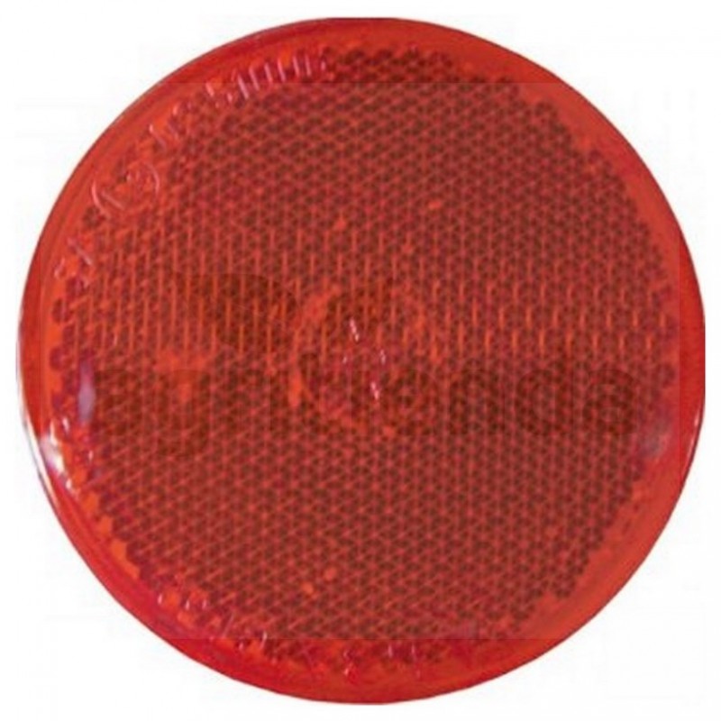 Reflectante redondo rojo adesivo 55mm r-745r