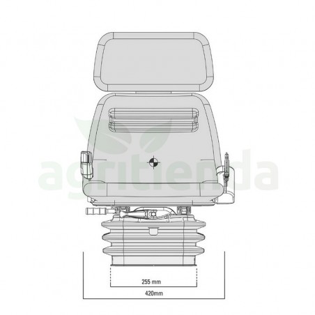 Asiento grammer compacto basic xs (pvc)