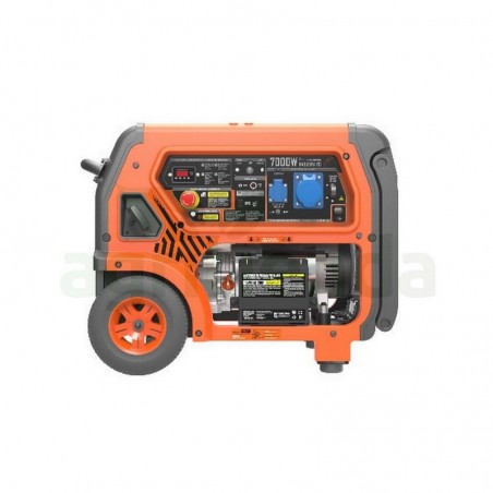 Generador semi-insonorizado 15cv 6.5kw s.premium a.e. genergy baqueira rc
