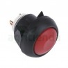 Boton pulsador rojo Off-On 12mm encaste a presión Topavi M6-2006...