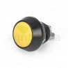 Boton pulsador amarillo Off-On 12mm C/tuerca terminal atornillado Topavi M6PRO M6 2006...