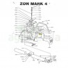 Muelle tope membrana espantapajaros ZON Mark 4