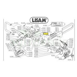 Aleta para motor motosierra Lisam 2/SP 1/4"