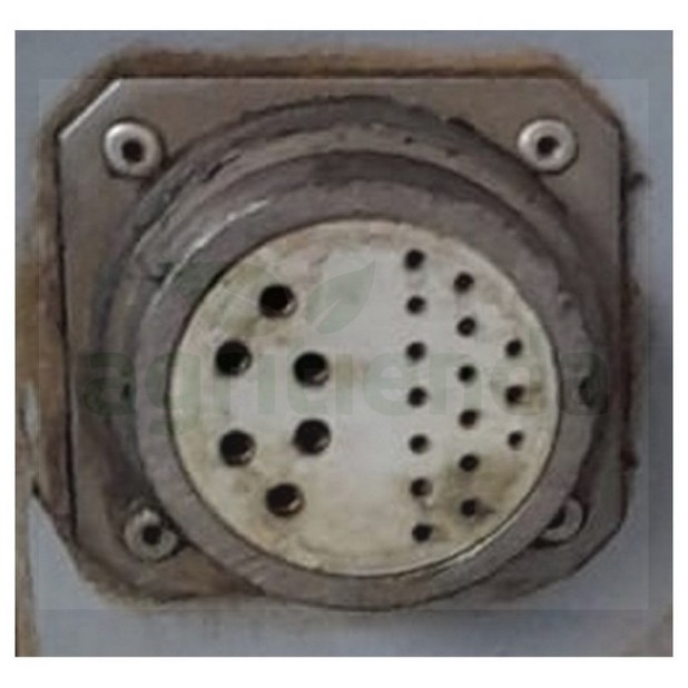 Conector hembra encastrado en caja PG-29 22 pines Topavi PV