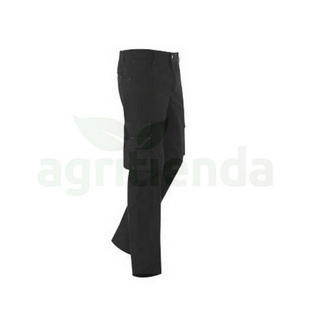 Pantalon trabajo elastico negro t.44