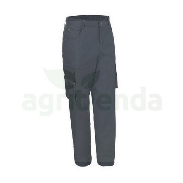 Pantalon trabajo elastico gris t.42