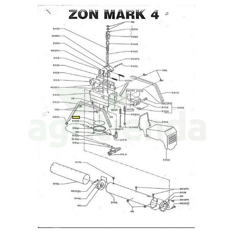 Membrana calderin espantapajaros ZON Mark 4