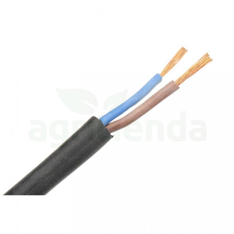 Cable eléctrico para coche de 50 m, 2 x 2,5 mm², plano, 2 hilos, cable  eléctrico FLRYY