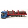 Camion juguete transportador de maderas escala 1:87