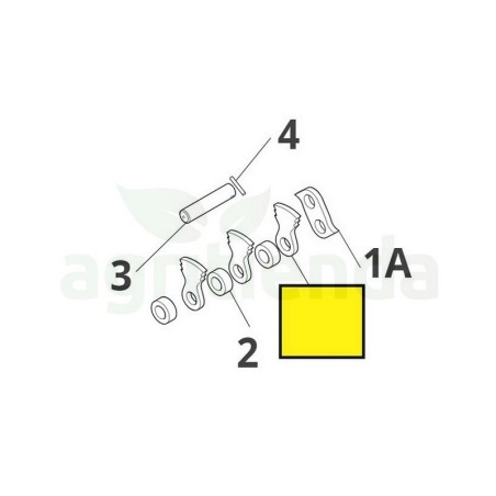 Martillo triturador Zanon TMK2100