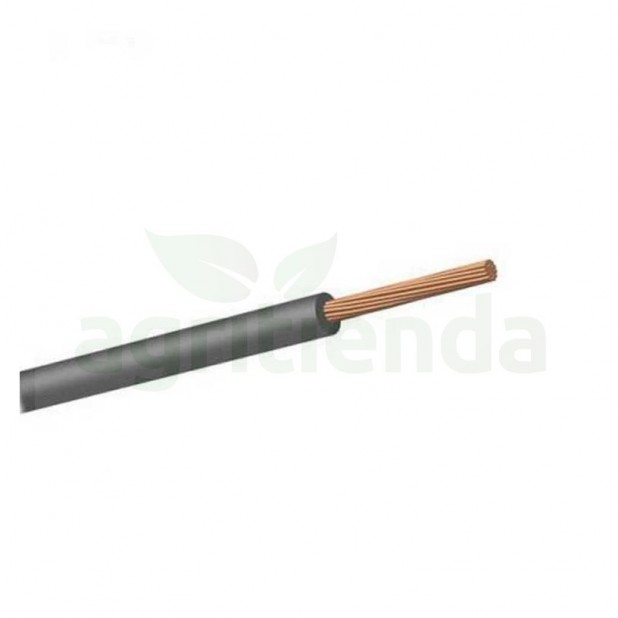 Cable electrico unipolar seccion 2.5 mm exterior 3.6 mm color gris