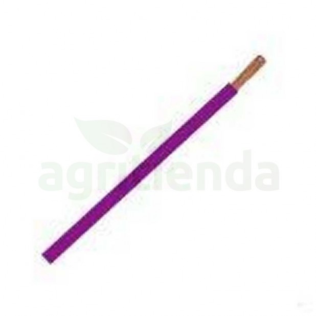 Cable electrico unipolar seccion 2.5 mm exterior 3.6 mm color violeta
