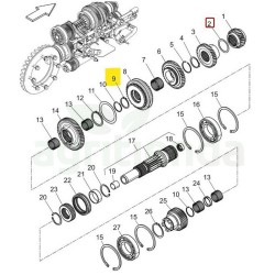 Circlip E-45 tractor...