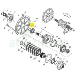 Circlip I-40 cambio tractor...
