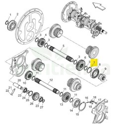 Circlip E-55 tractor...