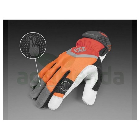 Guantes Husqvarna Technical anticorte Talla 10 en388 en381-7 clase 1 (20m/s)