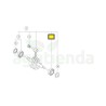 Rodamiento cigüeñal motosierra Husqvarna 555