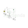 Reten cigueñal motosierra Husqvarna 555
