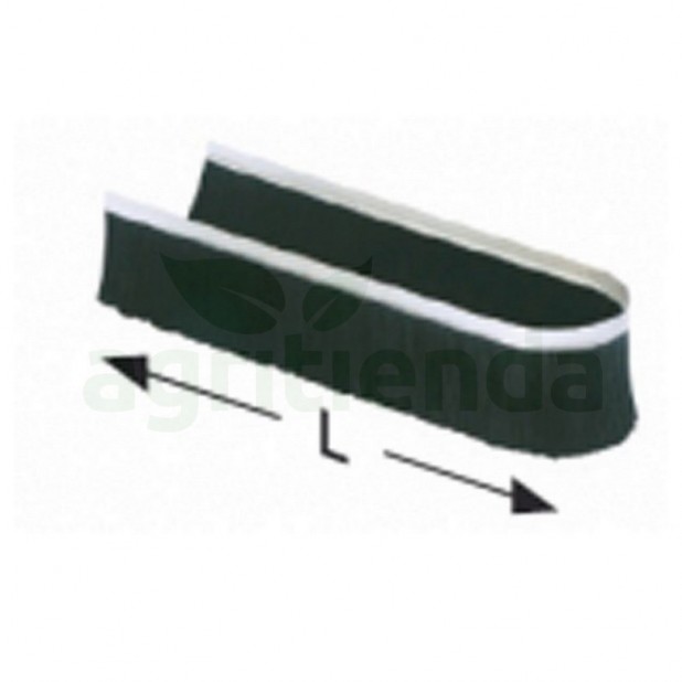 Proteccion pelos para barra interfilas 65cms antideriva multiples adaptaciones (largo en linea 150cms)