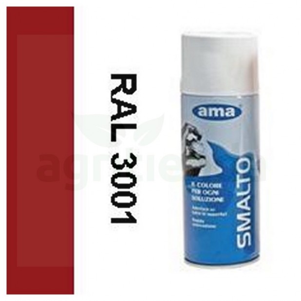 Bote pintura rojo senal acrilico 400 ml (ral 3001)