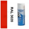 Bote pintura rojo trafico acrilico 400 ml (ral 3020)