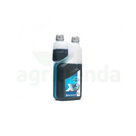 Bote aceite husqvarna 2t xp sintetico c/dosificador 1lt. biodegradable