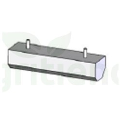 Taco lateral blando 40sh 290x60x75 vibrador Tenaza Topavi M6 2006...