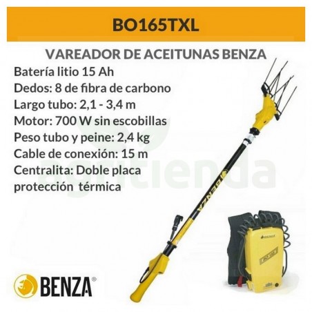 Vareadora a Batería ZANON – BENZA B010 - Suministro Agrícola