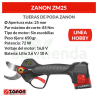 Tijera electrica mano con 3 baterias cartucho zanon zm25