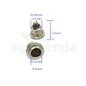 Conector hembra XLR mini carga bateria Zanon Drive 300s