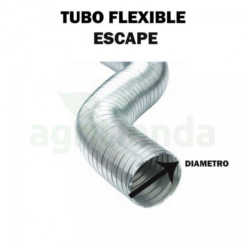 Tubo flexible escape de 30 mm