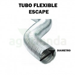 Tubo flexible escape de 50m.m.