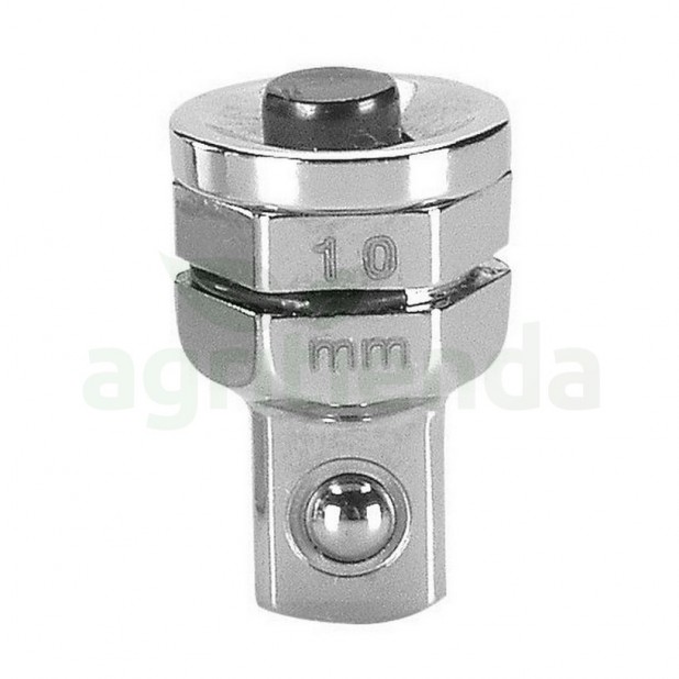 Adaptador para vasos 1/4" c/ llave 10 mm alyco